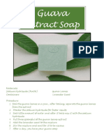Extract Soap: Guava