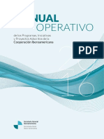 Manual Operativo de La Cooperacion Iberoamericana 2016 PDF