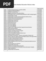 GME Policies and Procedures