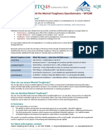 MTQ48 Mental Toughness and The Mental Toughness Questionnaire 1 Page 1.3