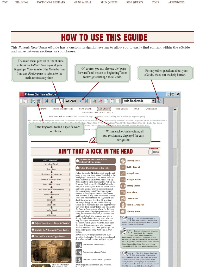 Fallout New Vegas Official Eguide Pdf Pdf Leisure Nature