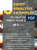 Swot Analysis Examples: To Help You Write Your Own