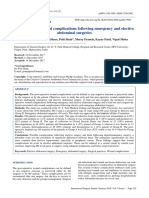 Post-Operative Wound Complications Following Emergency and Elective Abdominal Surgeries