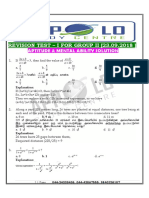 Revision Test - I For Group Ii (23.09.2018) : Aptitude & Mental Ability Solution