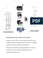 Datos de Placa de Un Motor