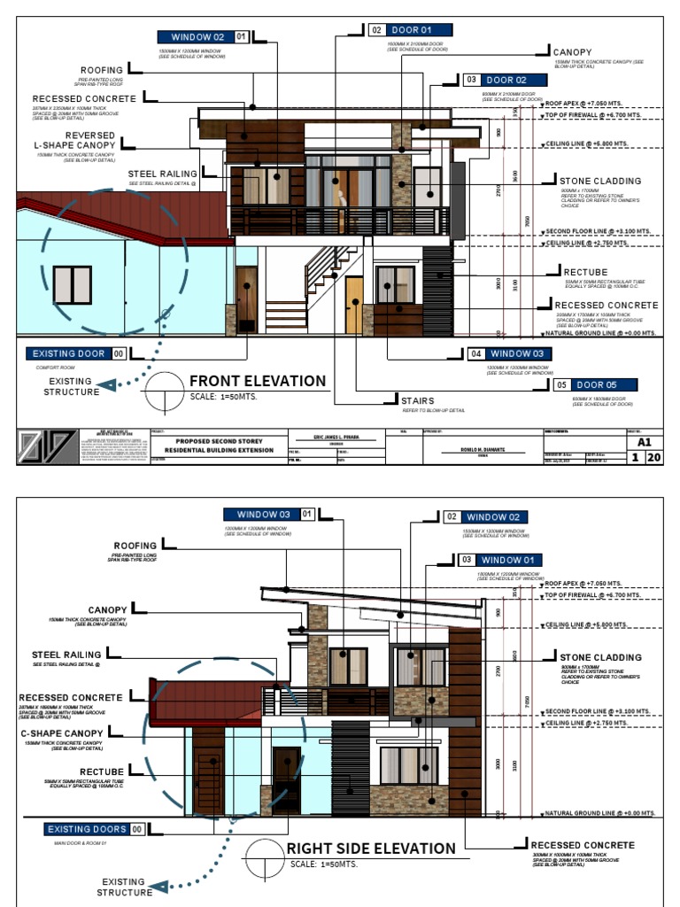 Proposed 2 Storey Residential Plan | PDF | Local Government Areas Of ...