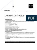 SAT - 2018 October US QAS Answers
