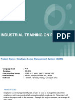 Industrial Training