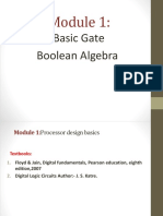 Basic Gate Boolean Algebra