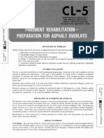 CL 5 Pavement Rehabilitation Preperation For Asphalt Overlays
