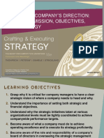 Charting A Company'S Direction: Vision and Mission, Objectives, and Strategy