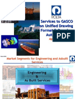 Services To GASCO On Unified Drawing Format & Drawing Automation