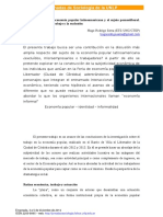 La Forma Feria de La Economía Popular Latinoamericana y El Sujeto Posneoliberal