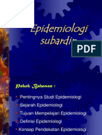 Epidemiologi Definisi 