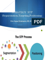 Strategy STP (Segmentation, Targeting, Positioning: Dwi Agus Kristianto, SE, M.Par