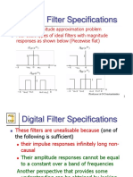 Digital Filter Specifications