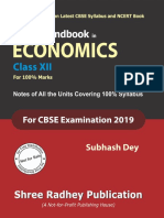 Book Economics Handbook Class X11 2018-19