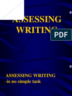 Assessing Writing Report