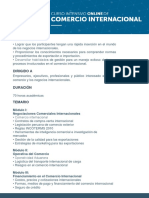 Plan de Estudio: Comercio Internacional y Aduanas | PDF | aduana | El ...