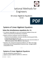 02 Linear Algebraic Equations (F18)