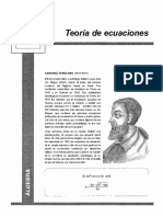Teoría de Ecuaciones LUMBRERAS PDF