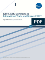 Citf Qualification Specification
