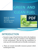 Clean and Green Fuel