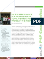 P4P Women's Health Team and Pregnant Women in The Philippines