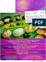 Catering Menu - SDS Caterers