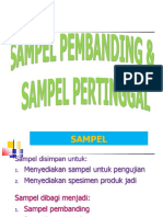 Sampel Pembanding Dan Sampel Pertinggal