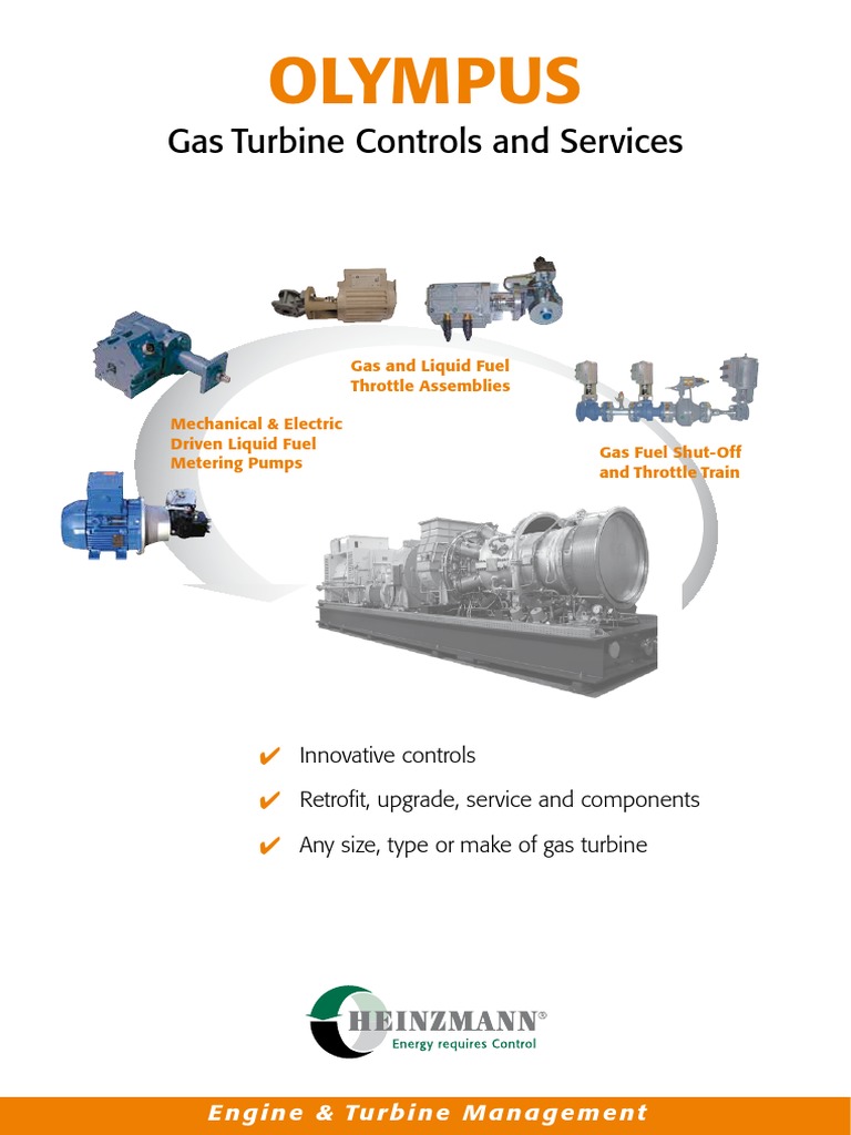 Olympus: Gas Turbine Controls and Services | PDF | Gas Turbine | Pump