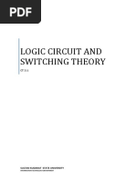 Logic Circuit and Switching Theory: Sultan Kudarat State University