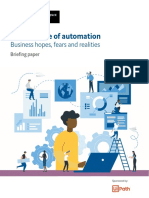 EIU UiPath The Advance of Automation Briefing Paper