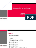 Introduction To Javascript: Pat Morin Comp2405