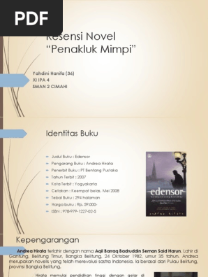 Resensi Novel Edensor
