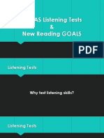 Listening - Reading GOALS Tests