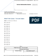 Relief Valve (Line) - Test and Adjust: Shutdown SIS Previous Screen