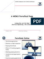 A MEMS Ferrofluid Pump: Leidong Mao and Hür Köşer Electrical Engineering, Yale University