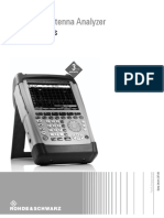 Specifications: R&S®ZVH Cable and Antenna Analyzer