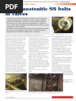 300 SS bolting failure