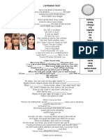 Listening Test - Verbs 3ero Sec