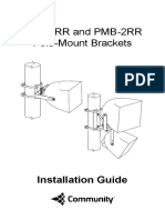 PMB-1RR and PMB-2RR Pole-Mount Brackets: Installation Guide