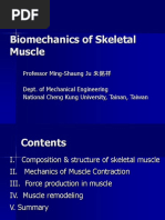 Biomechanics of Skeletal Muscle