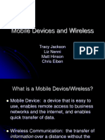 Mobile Devices and Wireless