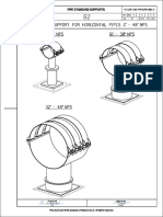 Clamped Base Support For Horizontal Pipes 2" - 48" NPS: Pipe Standard Supports