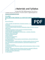 CSIR Study Materials and Syllabus