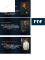 Araling Panlipunan Collection of Presidents