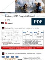 Deploying HTTP Proxy in 5G Network