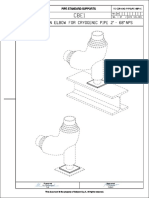 Base Support On Elbow For Cryogenic Pipe 2" - 68" Nps