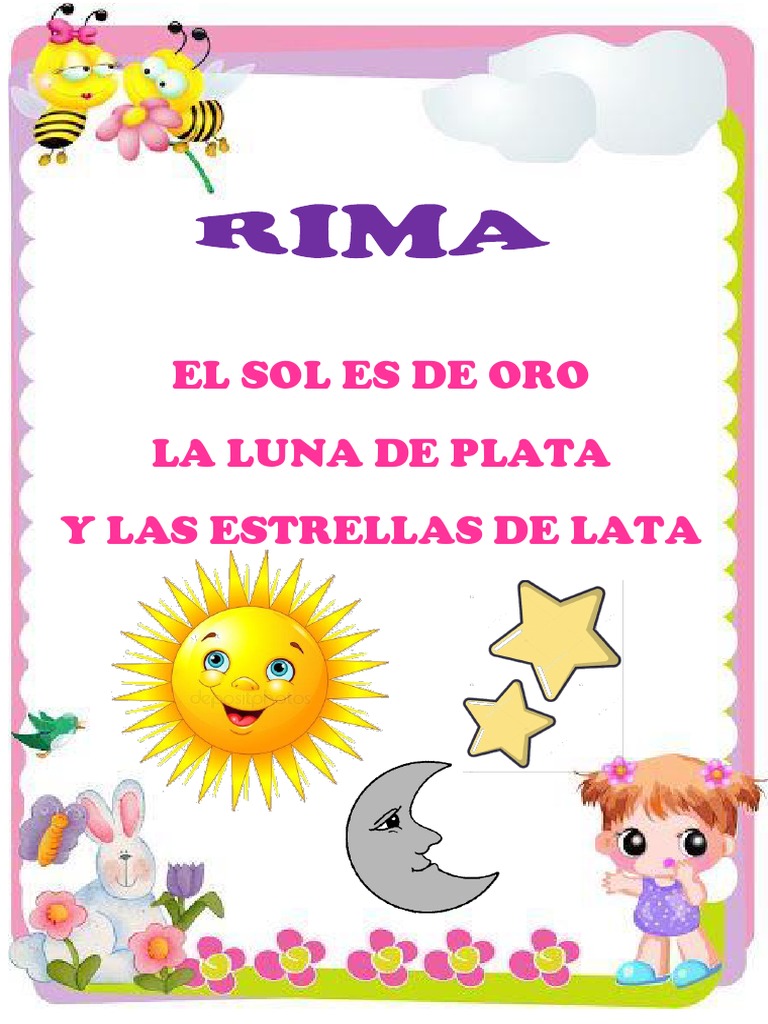 Rimas infantiles sobre el sol y la luna | PDF